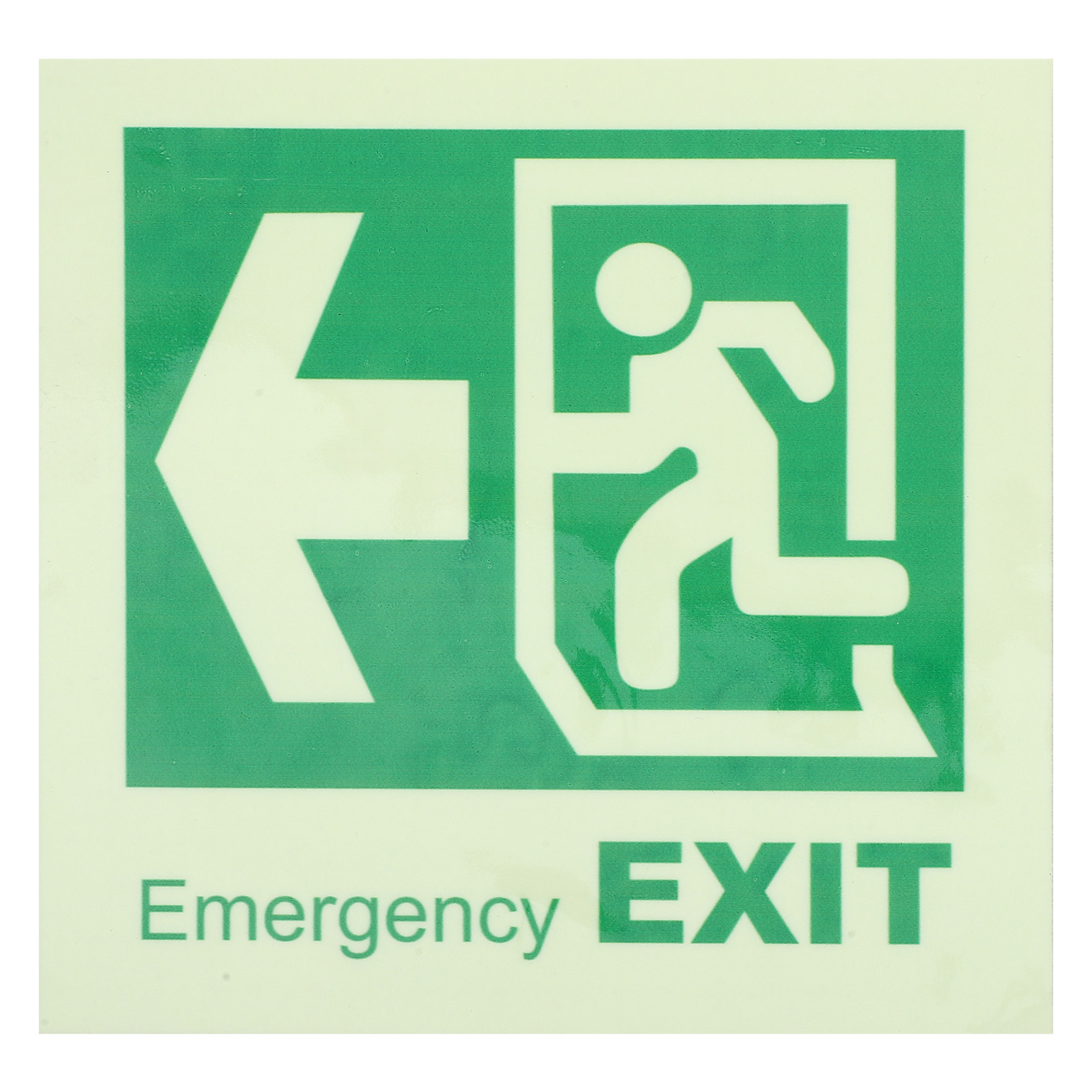 Emergency Exit Sign - Leuchtendes Notausgangsschild Selbstklebender, im Dunkeln leuchtender